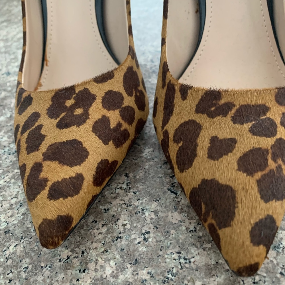 Leopard Print Women's Heels size 8.5